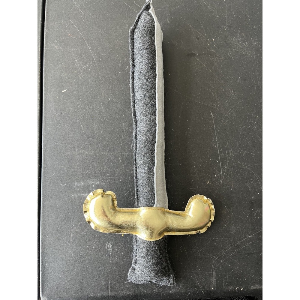 Neutral Felt Fabric Metallic Sword Book Parade Costume Prince Halloween School